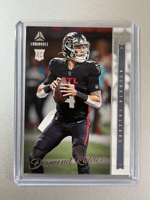 Desmond Ridder Atlanta Falcons Panini Luminance NFL 2022 ROOKIE