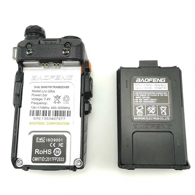 2pcs Baofeng UV-5RA Walkie Talkie VHF Ham Radio Hf Transceiver Baofeng UV-5RA BF - Image 3 of 4