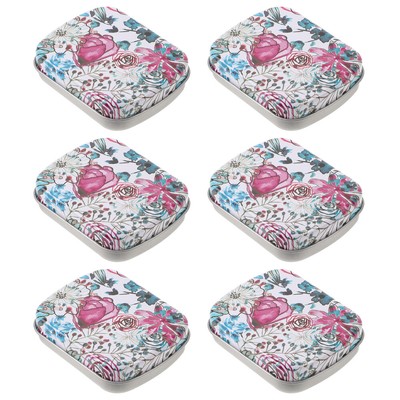  6 Pcs Aufbewahrungsbox Für Bonbons Reisen Rechteckiges Eisengehäuse
