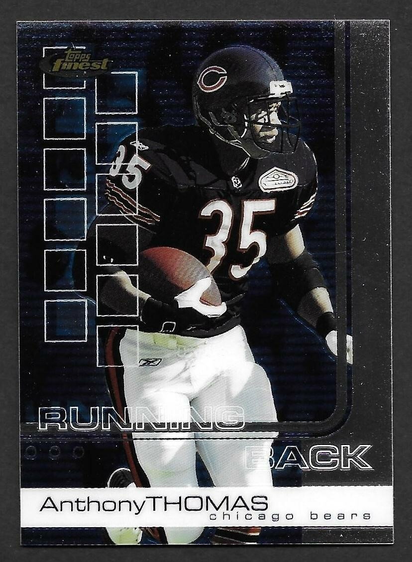 2002 Finest #49 Anthony Thomas Chicago Bears 