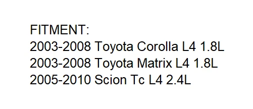 Juego combinado de filtro de aire acondicionado de motor y cabina para 2005 2006 2007 - 2010 Scion Tc 2,4 L Foto 2 de 4