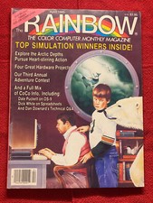 The Rainbow Magazine April 1985 CoCo Computer Very Good  Free Shipping