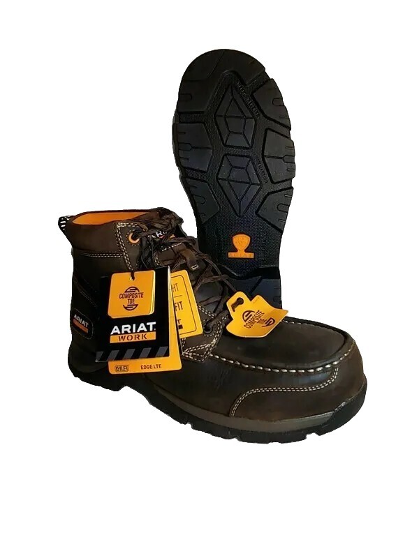NEW* Ariat 10024953 Men Edge LTE Chukka H2O Comp Toe Brown Work