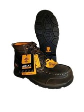 Image of *NEW* Ariat 10024953 Men Edge LTE Chukka H2O Comp Toe Brown Work Boots E⚡H 8.5 D