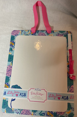 LILLY PULITZER  MESSAGE BOARD DRY ERASE FEATURED IN ALPHA XI DELTA  NIP