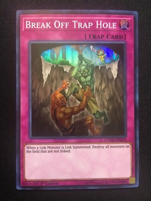Yu-Gi-Oh! Karte – Break Off Trap Hole – MP18-EN085 – Super Rare – 1. Auflage