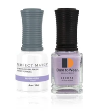 LeChat Perfect Match UV Gel + Nail Polish - PMS244 Hush-Hush