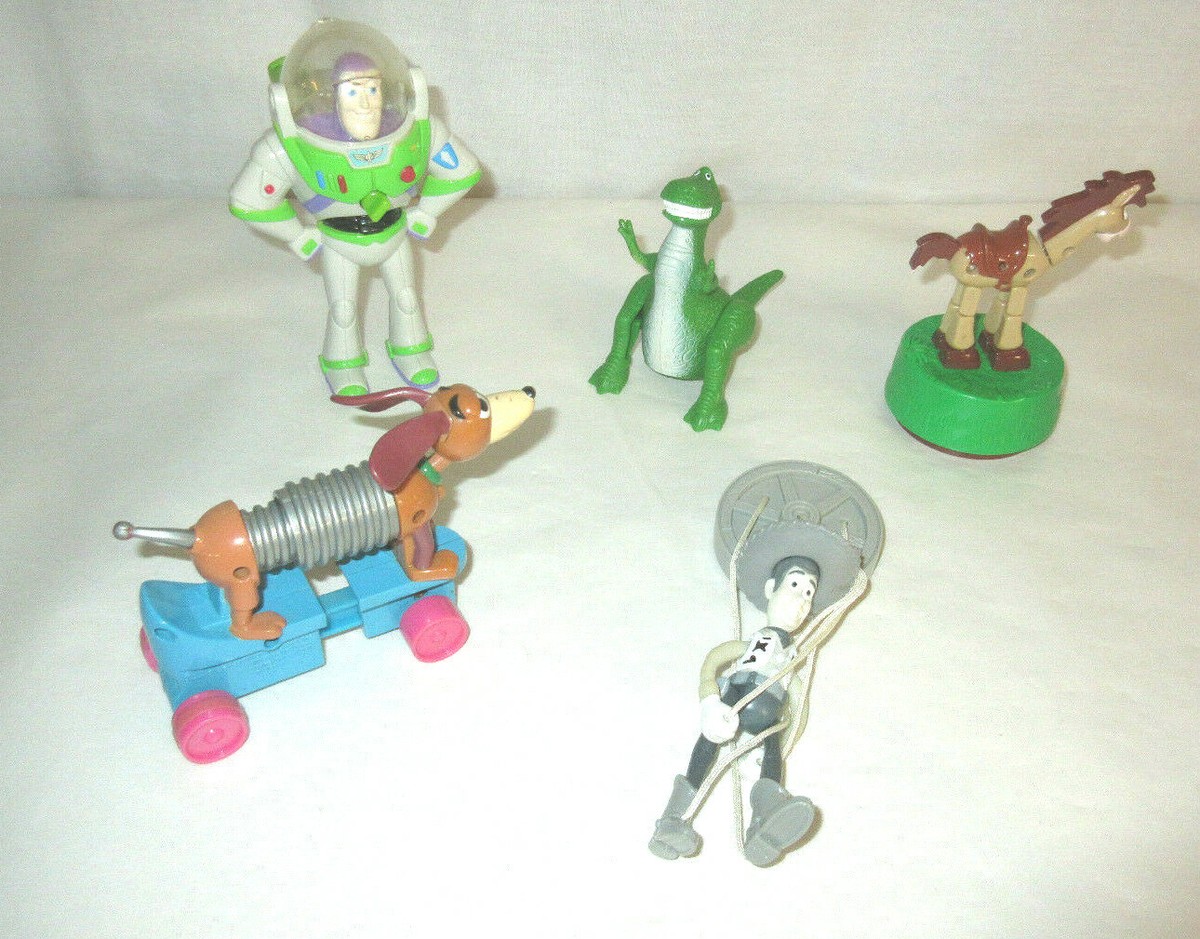 McDonald's Toy Story Characters Figures Horse Dog Dinosaur Buzz
