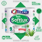 Softlux 3Ply Quilted Toilet Rolls 45/90 Pack Aloe Vera – Soft Strong Tissue