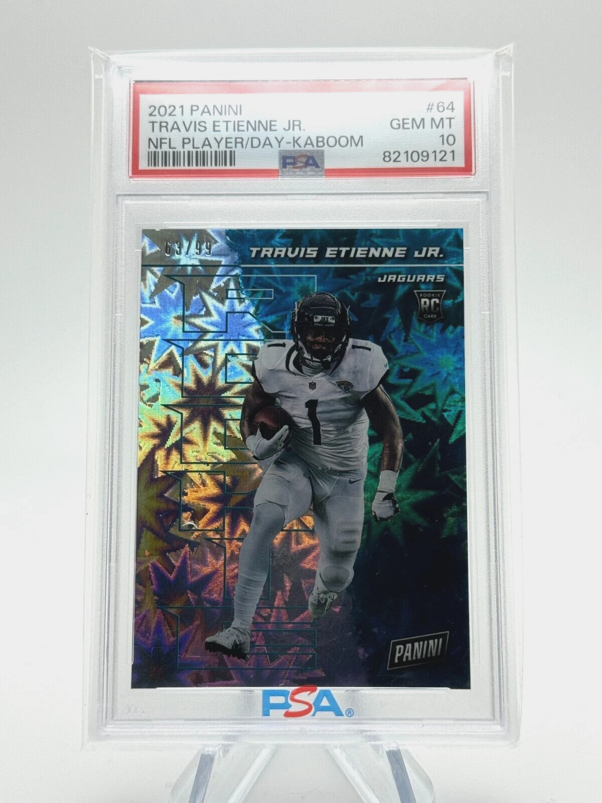 Travis Etienne Panini NFL Player of the Day #64 Kaboom