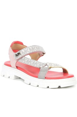 Michael Kors Women's Ridley MK Logo Print Sandals Multi 9.5M | eBay
