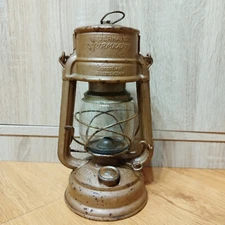 Old kerosene lantern Feuerhand 276 BABY special STURMKAPPE W.Germany  Retr Lamp 