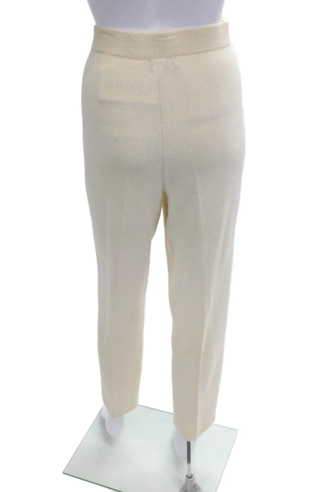 Pantalones de vestir para mujer St. John Collection By Marie gris beige talla 4 Foto 3 de 4