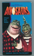 Dinosaurs, TV Series, VHS, Preowned, Power Erupts, A New Leaf, Tape, Disney