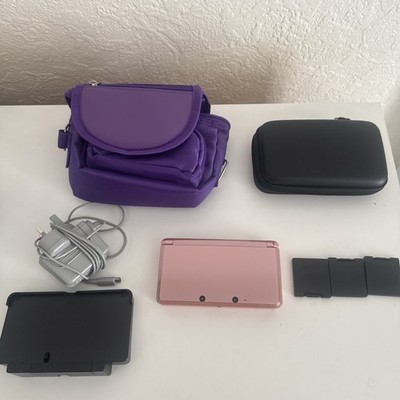 Nintendo 3DS Koralle Rosa Konsole mit Ladestation - Ladegerät - Guter Zustand