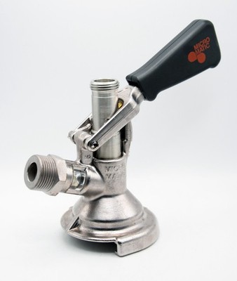 NEU! Bier Zapfkopf  Typ A Flach 3/4'' Keg Verschluss von Micro Matic Flachfitting
