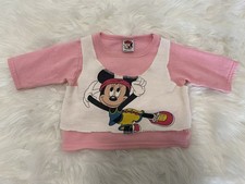 Vintage 80s/90s Disney Jog Togs Minnie Mouse Girls 12M Sweatshirt