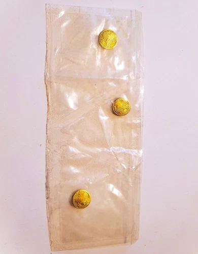 Republic Metals Liberty 1/2 gram Gold Mint Packaging (RMC) Sealed 3 Count Total