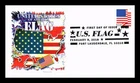 DR JIM STAMPS US COVER AMERICAN FLAG FIRST DAY ISSUE PANDA CACHET
