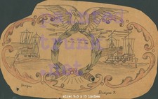 RARE original antique 1929 jack haynes signed usmc navy missouri MO tattoo flash