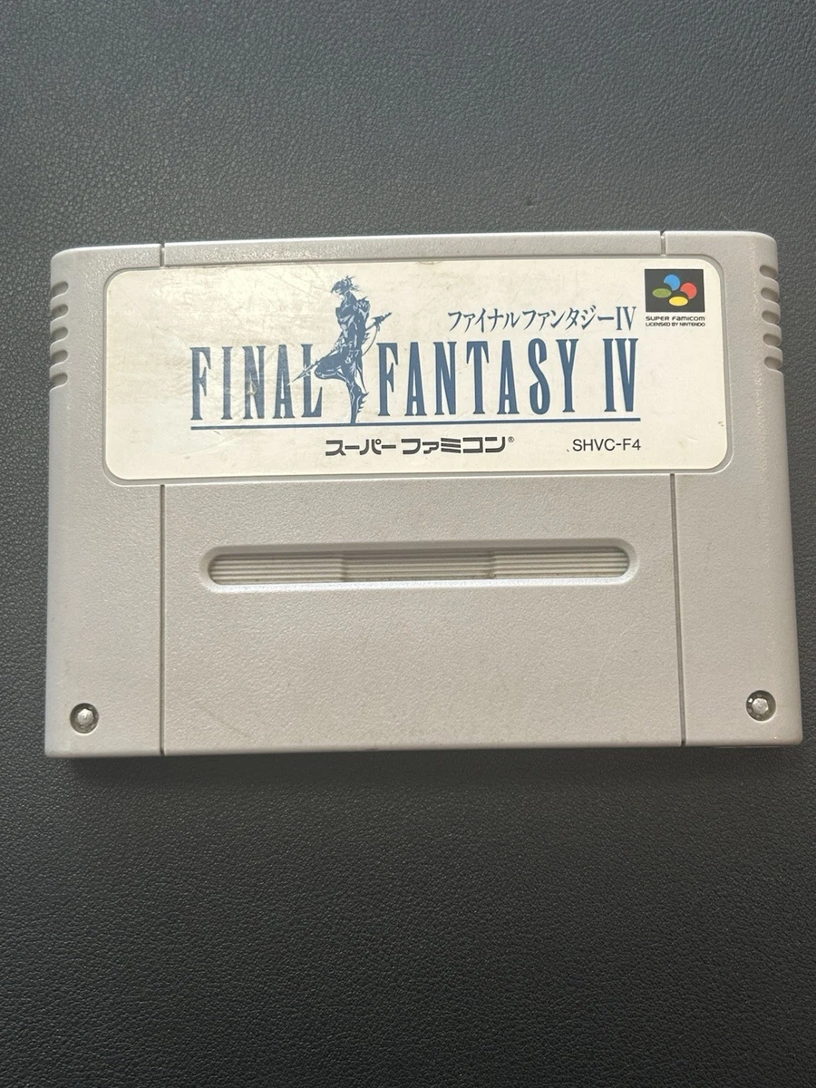 Final Fantasy IV 4 EasyType - NEW SAVE BATTERY - Super