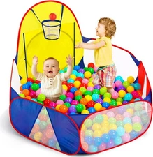 Eocolz Kids Ball Pit Large Pop Up Childrens Ball Pits Tent for Toddlers Playhous