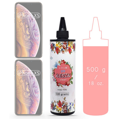 UV Resin 500g - Crystal Clear Improved Ultraviolet Curing Epoxy Resin for DIY...