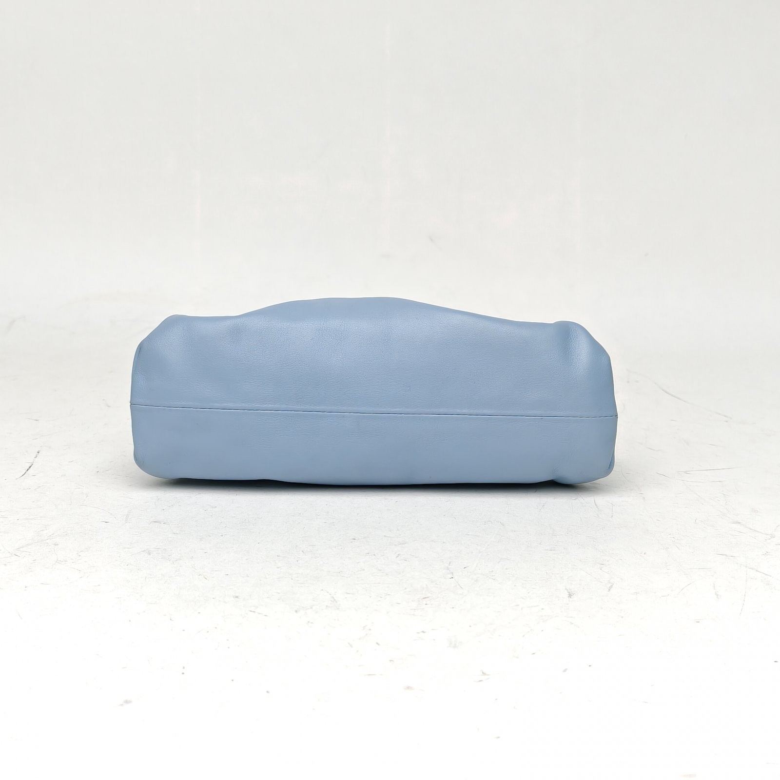 BOTTEGA VENETA Pouch Cloud Bag Mini 22cm Blue Calfskin P206537697 thumbnail 6