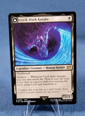 MTG Cecil, Dark Knight Final Fantasy Regular #0091