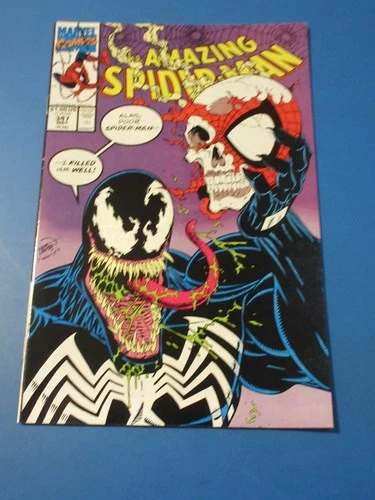 Amazing Spider-man #347 Venom VF- Beauty wow