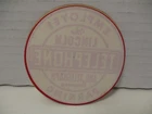 Vintage Lincoln Telephone LT&T Employee Parking Sticker Unused - Nebraska