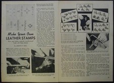 Make your own LEATHER STAMPS How-To INFO Custom Designs