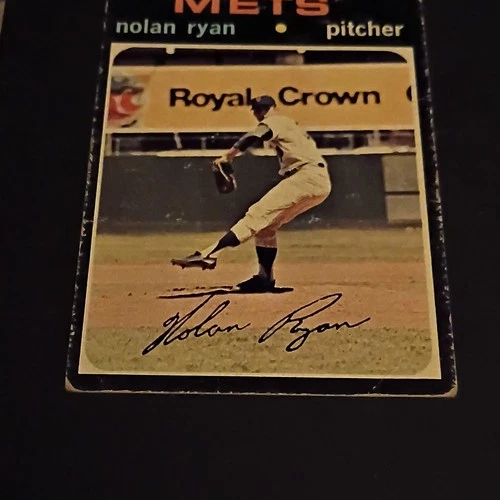 T.C.G. Topps 1971 Nolan Ryan New York Mets #513 Major League Baseball Card