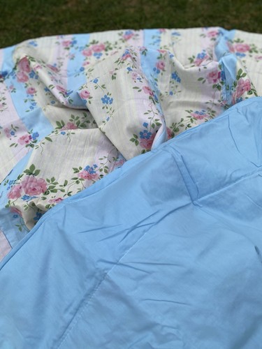 new LAURA ASHLEY Bedspread blanket Double bed Throw cover Chintz Floral Quilt - Picture 19 of 24