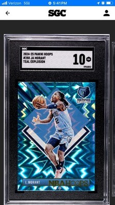 2024-25 Panini Nba Hoops - Hoops Tribute Ja Morant #288 Teal