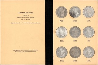 1897 1921 Morgan Silver Dollar Collection w/ 26 COINS Album