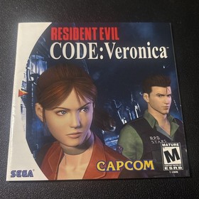 Resident Evil CODE: Veronica (Sega Dreamcast, 2000) NTSC CIB w/ reg card