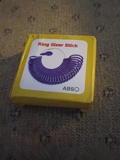 Metal Ring Size Gauges Set Measuring Ring with Mandrel Sizer Finger Sizing HO