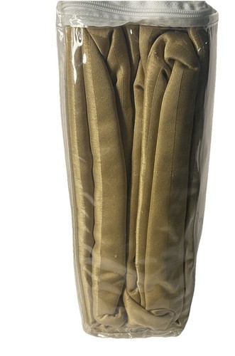 New Lined And Interlined Curtains By London Stripe 84 Inches Color Golden - Picture 3 of 7