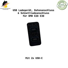 USB-C Datenanschluss & Schnelladeanschluss f�r BMW E28 E30 (2x USB-C)