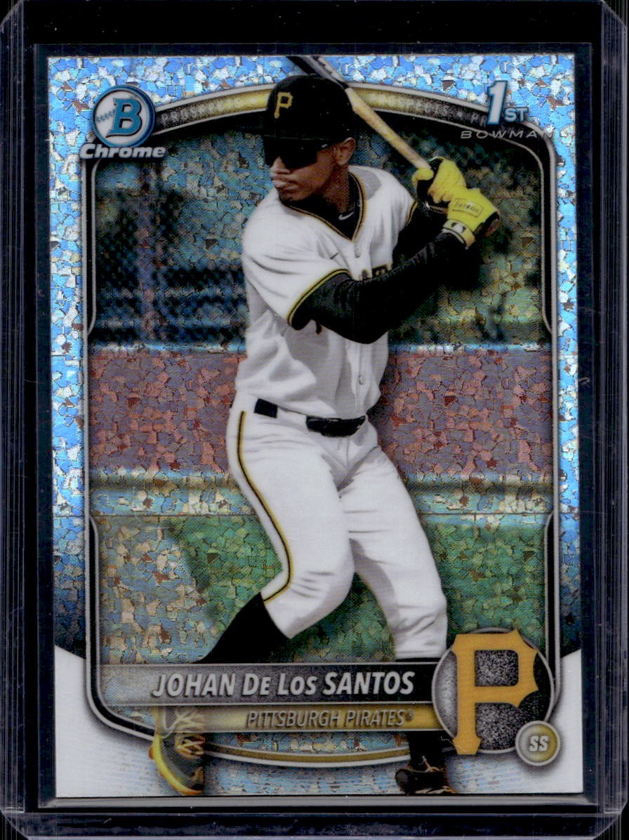 Johan De Los Santos 2025 Bowman Chrome #BCP-163 Mini-Diamond Refractor