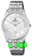 Festina Watch Sport Trend Classic Date 3 ATM Steel Strap Flat wd F 6856 F6856/1