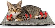Self-Warming Cat Bed Pad Thermal Heating Mat for Indoor Cats 22x16 Inch Blanket