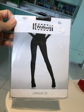 WOLFORD OPAQUE 70 TIGHTS BLACK XL NIP