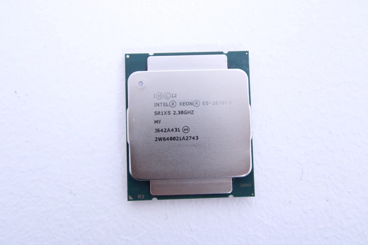 専用 Xeon E5-2670 V3 1個 バラ売り Intel Xeon E5-2670 V3 Computer Processors for sale - eBay
