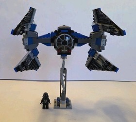 LEGO Star Wars 6206 - TIE Interceptor - Loose Complete w/Instructions + BONUS