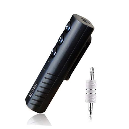 Compact Bluetooth 5.0 Receiver with 3.5mm Aux for Wireless Audio