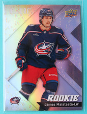 2024-25 Upper Deck Allure Glitter Bomb Rookie Card James Malatesta #122 Columbus