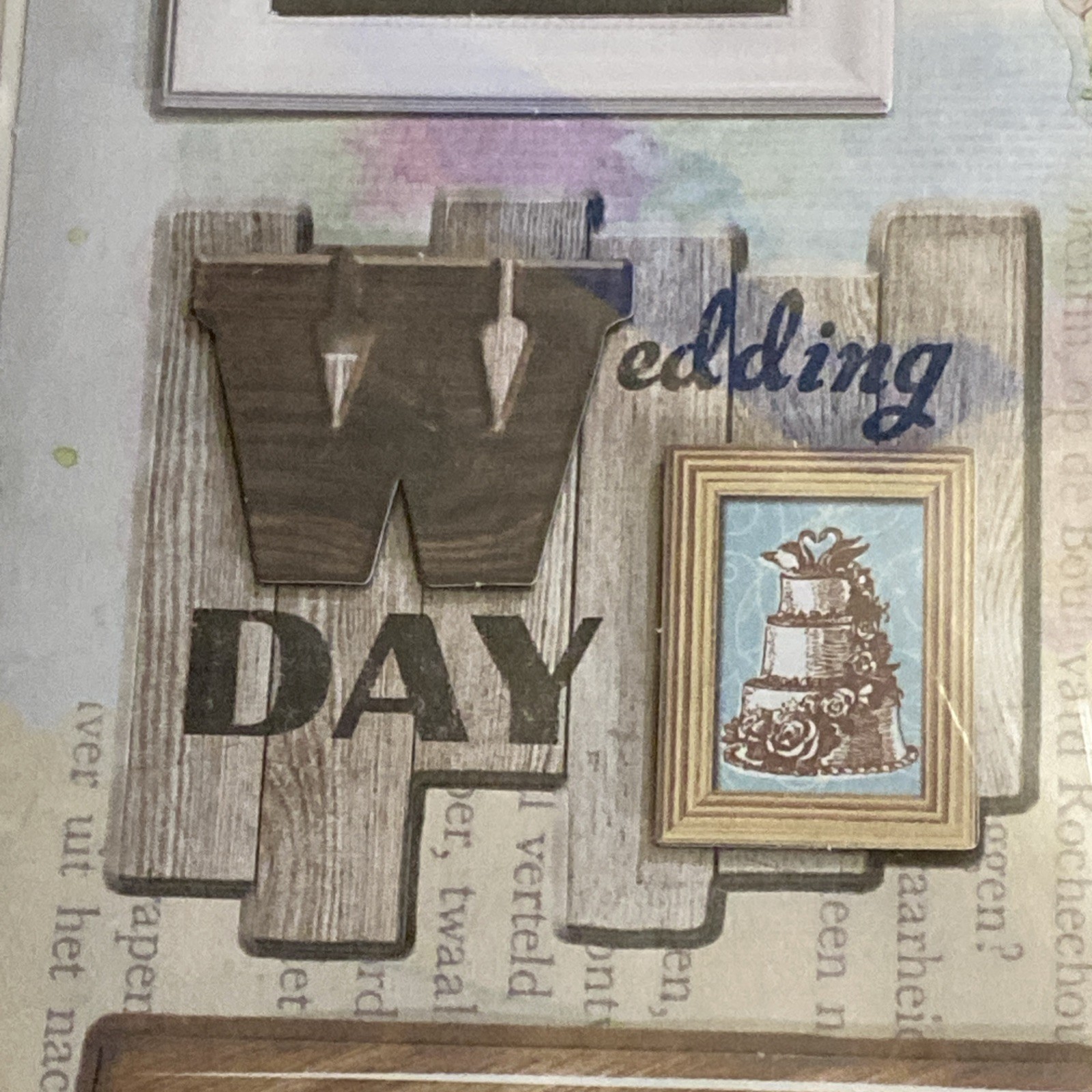 Crafter’s Square Wedding Mr & Mrs Pop-Up Stickers Scrapbooking Keepsakes Love