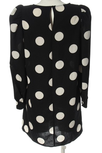 H&M Abito a maniche lunghe Donna Abito Taglia IT 40 nero-bianco elegante - Foto 5 di 5